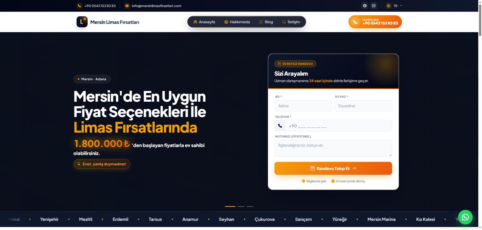Mersin Limas Fırsatları